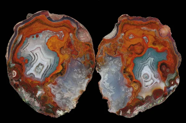 Cross section of agate — Stock Photo, Image