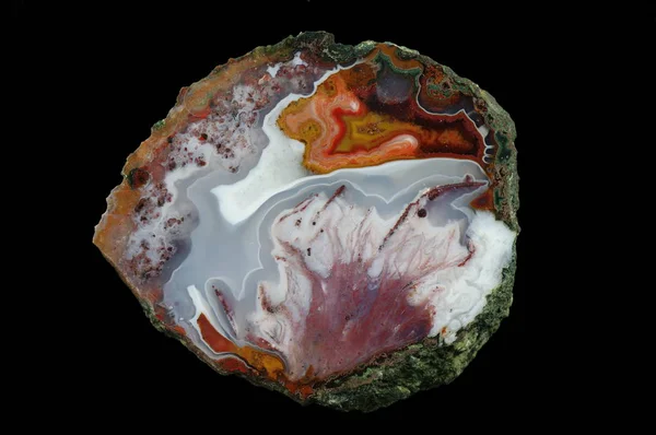 Cross section of agate — Stock Photo, Image