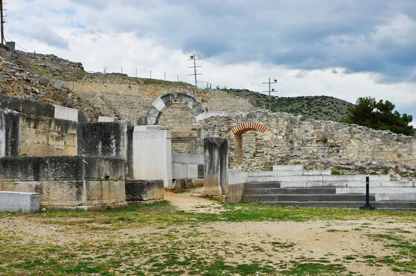 Ruinas de la antigua Filippi — Foto de Stock