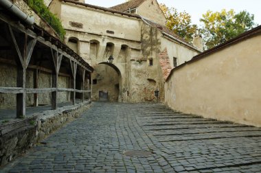 Sighisoara, Transylvania'da Ortaçağ müstahkem kenti.