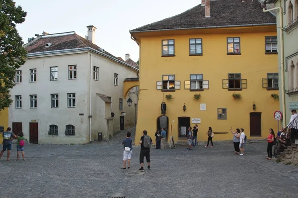 Sighisoara, medieval fortified town in Transylvania. — Stock Photo, Image