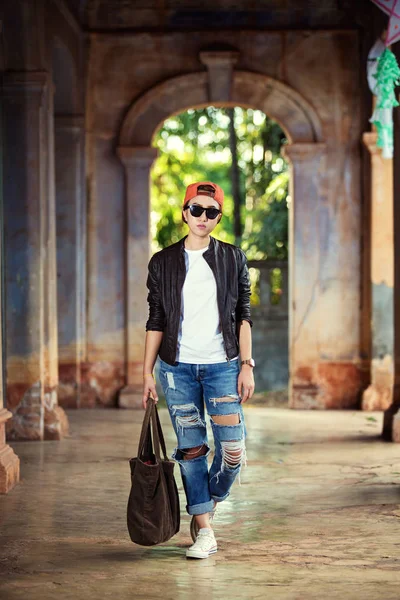Hipster chica moda —  Fotos de Stock
