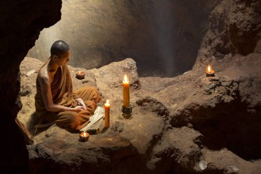 Rahipler Tayland meditasyon 