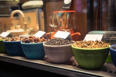 Kuru ot ve çiçek mağaza Bruges, Belçika