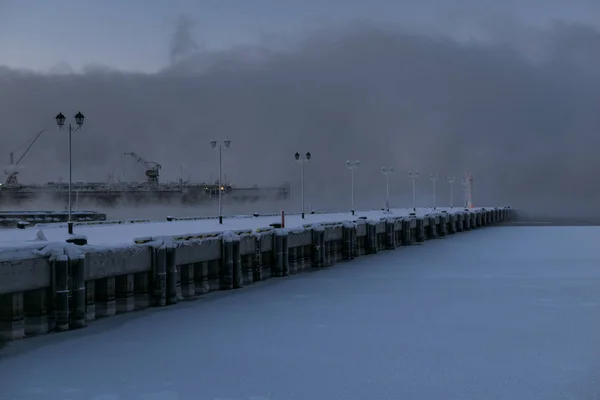 Trade port in Murmansk, Kola Peninsula, Russia