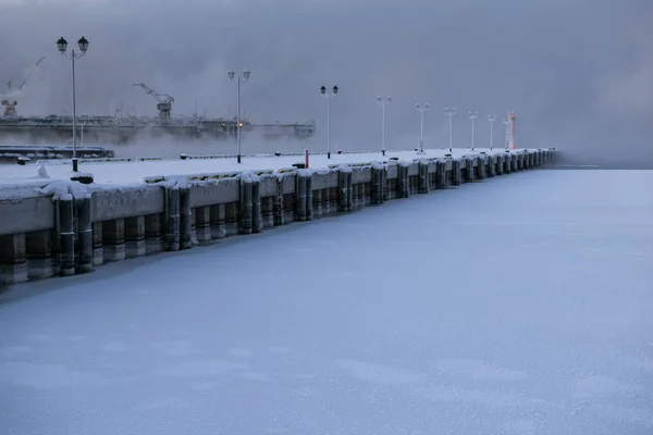 Trade port in Murmansk, Kola Peninsula, Russia