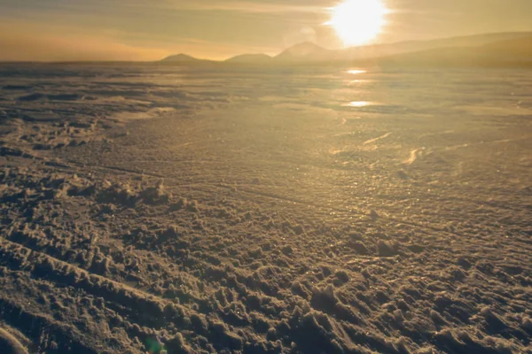 러시아 라플란드, 콜라 반도에 일출 — 스톡 사진