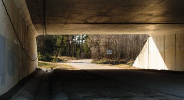 Rusya'nın Moskova Bölgesi yolu tüneli