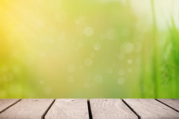 Arka plan için Garden ahşap platform