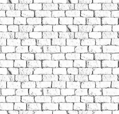 Yüksek çözünürlükte sorunsuz yeni doku eski sıva lekeli. Soyut ışık gri ve yaşlı boya beyaz tuğla duvar arka planda kırsal Oda, eski paslı blok taş teknoloji yıpranmış.