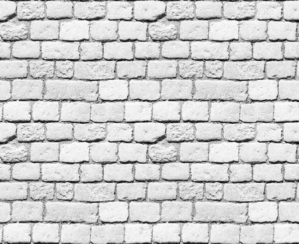 Yüksek çözünürlükte sorunsuz yeni doku eski sıva lekeli. Soyut ışık gri ve yaşlı boya beyaz tuğla duvar arka planda kırsal Oda, eski paslı blok taş teknoloji yıpranmış.