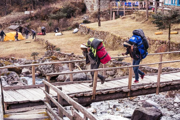 喜马拉雅山探险 — 图库照片