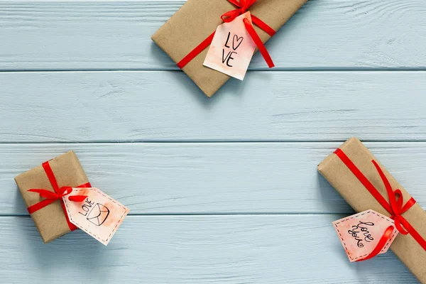 Valentines Day Gift Boxes — Stock Photo, Image