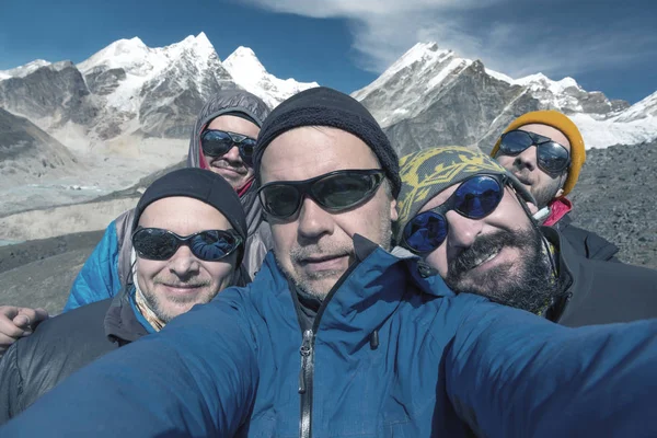 Berg klättrare Team — Stockfoto