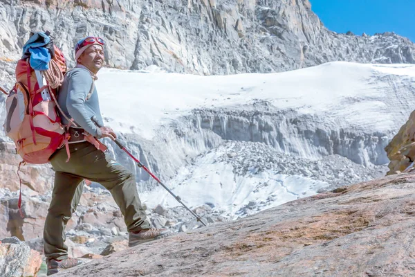 Nepalese Mountain Guide — Stock Image Nepalese Mountain Guide Royalty Free Stock Photos
