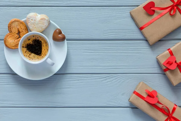 Concepto de San Valentín con caramelos — Foto de Stock
