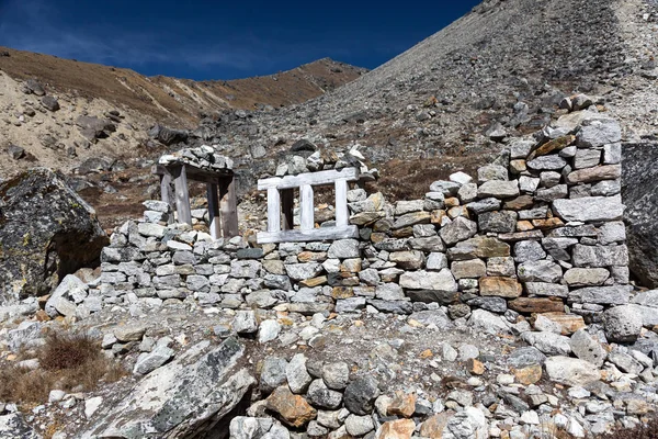 Bitmemiş ev ile Nepal yerleşim — Stok fotoğraf