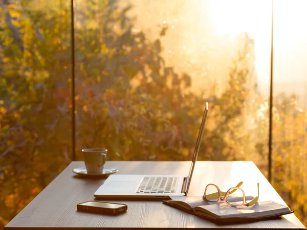 Posto di lavoro freelance — Foto Stock