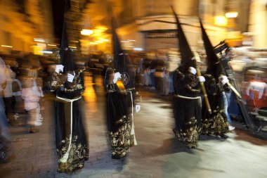 Semana Santa Fiesta Paskalya Malaga Endülüs İspanya