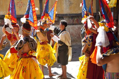 Tamshing Phala Chhoupa Festivali, Tamshing Manastırı, nr Jakar