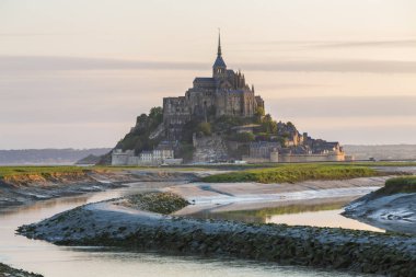 Mont Saint Michele, Normandiya, Fransa