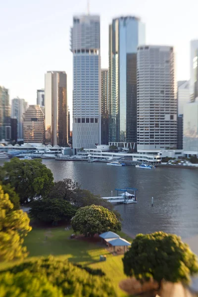 De skyline van Brisbane, Queensland, Australië — Stockfoto