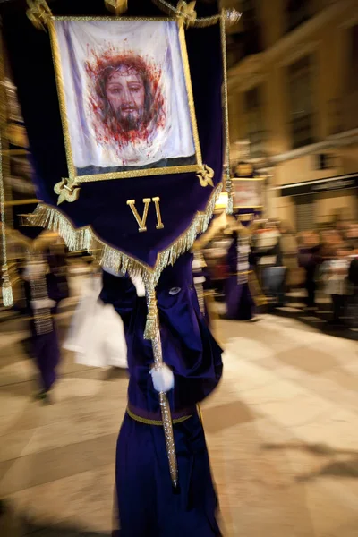Semana Santa Fiesta Pâques Malaga Andalousie Espagne Photos De Stock Libres De Droits