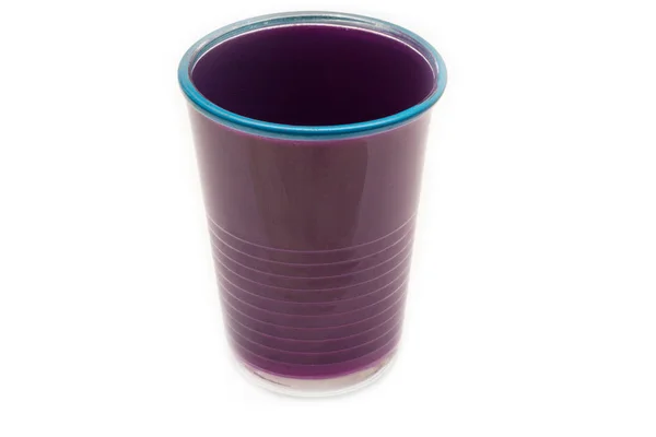 Vidrio púrpura con detalles azules — Foto de Stock