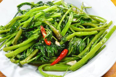 Kızarmış sabah zafer beyaz tabak üzerinde ilave edin.