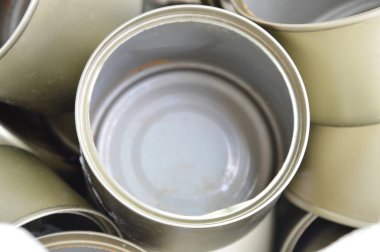 boş teneke kutu gıda çuval çanta