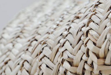 Bambu örgü çanta doku ve arka plan