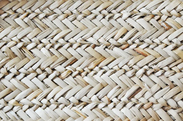 Bamboo väva väska textur och bakgrund — Stockfoto