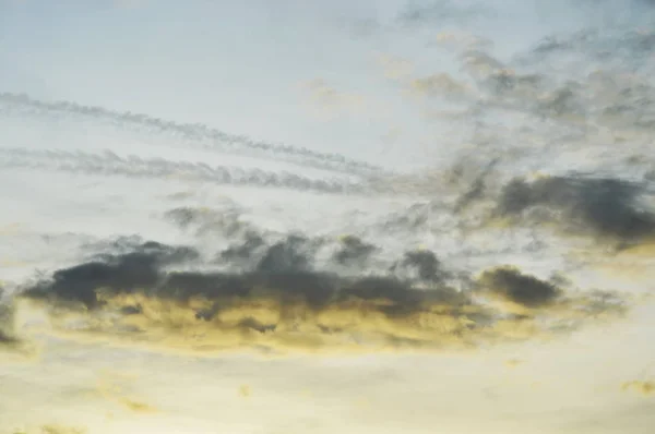 Felhős ég naplemente — Stock Fotó