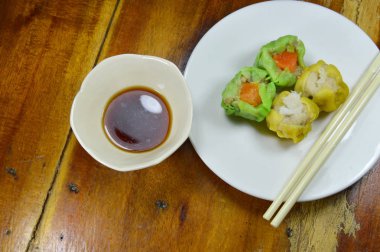 dim sum anlamı dokunuş kalp soya sosu ile