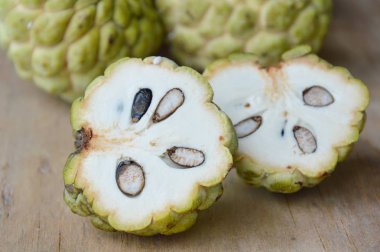 Ahşap tahta kesme şeker elma tropikal meyve