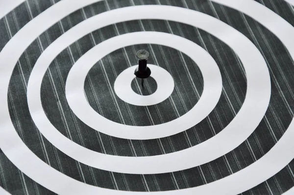 black marker boards stab on circle target