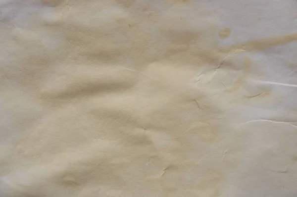 얼룩과 오래 된 흰 종이 바탕에 스크래치 — 스톡 사진