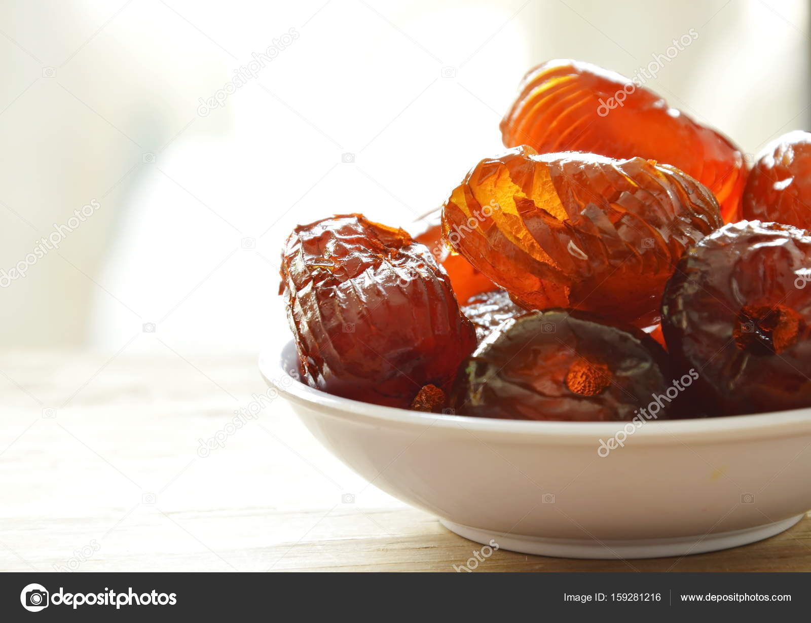 Chinese Jujube Candy Coating Syrup On Little Cup Stock Photo By C Pedphoto3pm