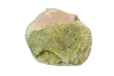 Beyaz arka plan üzerinde izole rock doku