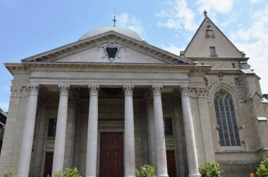  Cathedrale de St-Pierre Cenevre İsviçre'deki eski Hıristiyan Kilisesi