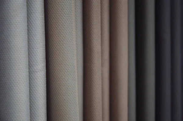Melipat kain yang terbungkus mengatur latar belakang dan tekstur — Stok Foto