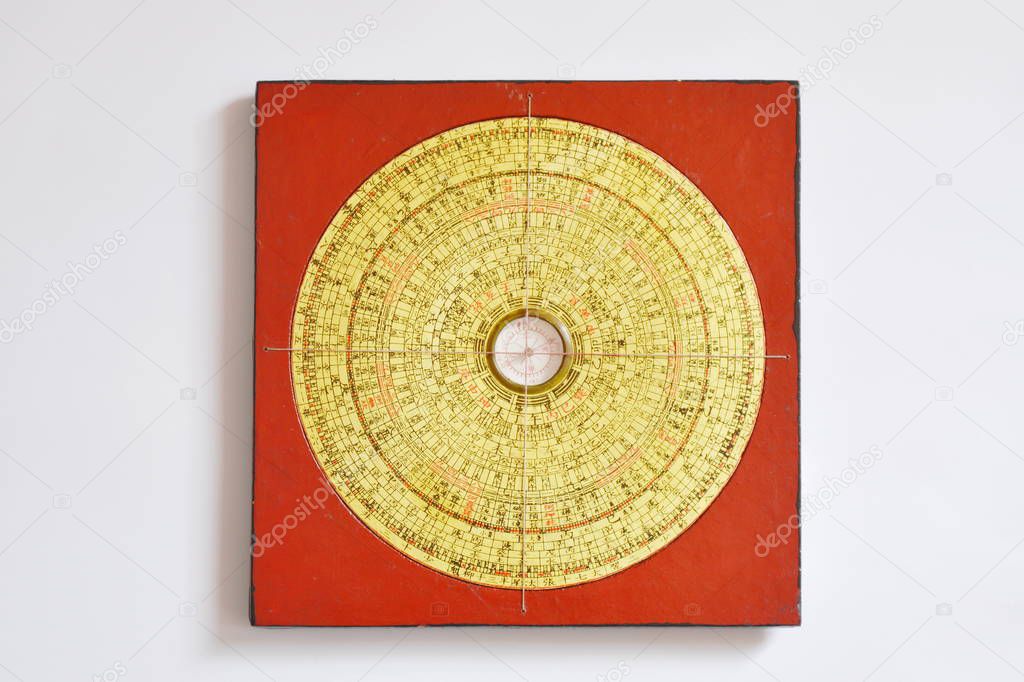  Chinese compass for measure Feng Shui in home