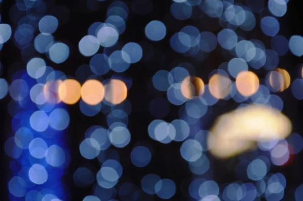 Verschwommene bunte Licht Hintergrund und Textur in der Nacht — Stockfoto