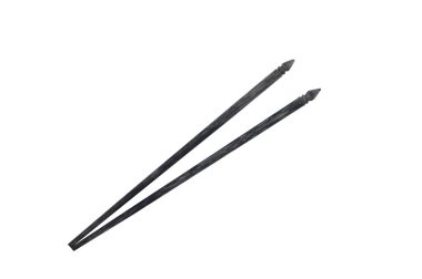 ahşap çubuklar beyaz arka plan üzerinde düzenleme