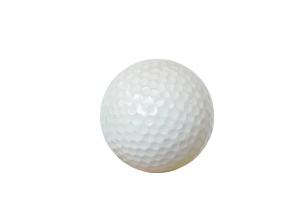Гольф Мяч Белом Фоне — стоковое фото