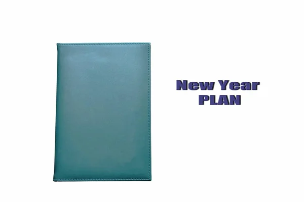 Libro Tapa Dura Azul Para Cosas Memorándum Que Hacer Año —  Fotos de Stock