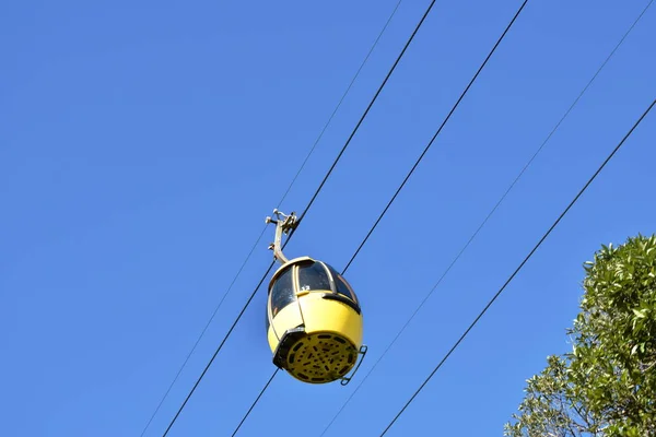 Rope way to Ba Na hills the world longest cable in Vietnam — 스톡 사진