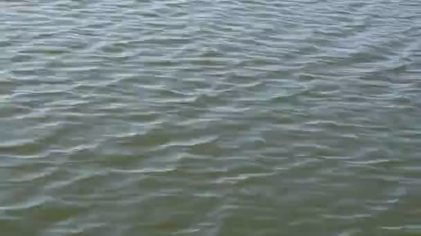 Agua Que Fluye Viaje Barco Motor Que Cambia Río Hue — Vídeo de stock