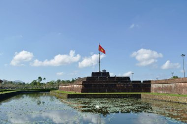  Vietnam 'daki son Vietnam imparatorunun Dai Noi saray duvarı.