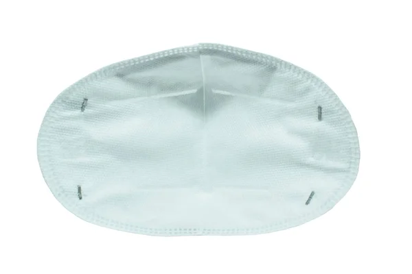 Masque Hygiénique Pour Protection Nez Bouche Sur Fond Blanc — Photo